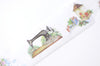Retro Washi Tape Vintage Flowers Japanese Lined Masking Tape 30mm x 3M A12208