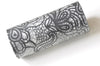 Retro Black Washi Tape Vintage Flower Washi Tape 100mm x 7M A13259