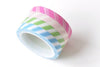 Rainbow Washi Tapes Skinny Tape 4 Rolls A Set 6mm Wide x 5 Meters A12807