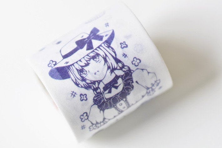 Cute Girls Washi Tape / Masking Tape 40mm X 3 Meters A12884