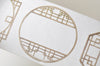 Asian Culture Vintage Window Washi Tape Lined Wide Japanese Masking Tape 50mm x 3M Roll A12958