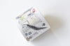 Retro Feather Washi Tape Japanese Masking Tape Lined 35mm x 3M Roll A13044