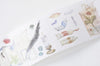 Retro Feather Washi Tape Japanese Masking Tape Lined 35mm x 3M Roll A13044