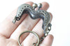 5pcs - 4cm (1 1/2") Mini Purse Frame Coin Purse Frame With Key Chain Pick Color