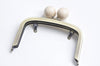 13cm( 5") Antique Bronze Metal Purse Frame With Wood Head Kisslock Glue-in Purse Frame Various Color