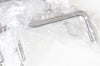 11cm ( 4 ") Purse Frame Silver 11cmx5cm