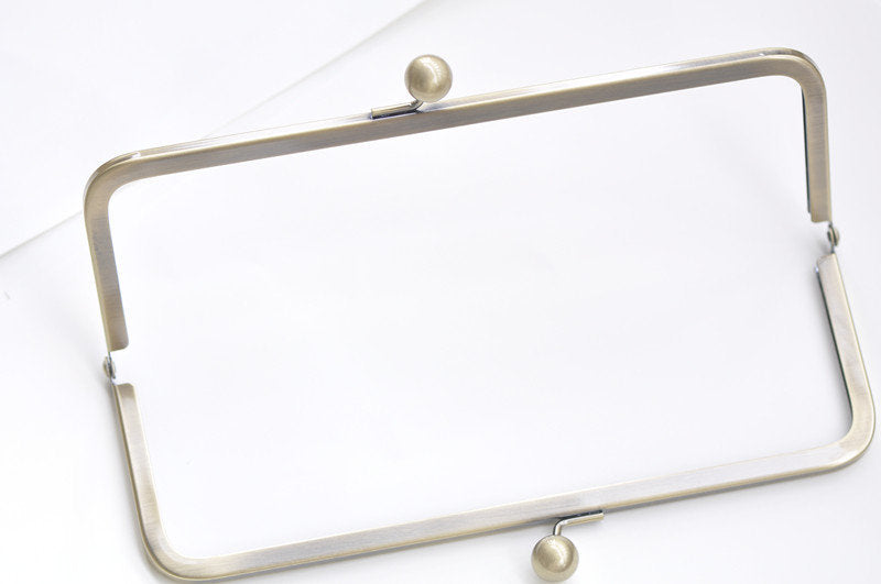 25cm (10") Retro Metal Purse Frame / Handle Purse Frame 25cm x 9cm
