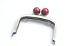 13cm( 5") Antique Bronze Metal Purse Frame With Wood Head Kisslock Glue-in Purse Frame Various Color