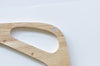 25cm ( 10") Retro Purse Frame / Large Wood Handle Purse Frame With Screws