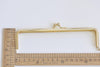 18 x 5.5cm Light Gold Purse Frame Handle Purse Frame Glue-in Style