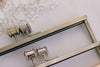 18cm x 6.5cm Metal Purse Frame Handle Purse Frame Glue-in Style Bronze/Silver Two Colors Available