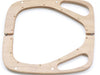 25cm ( 10") Retro Purse Frame / Large Wood Handle Purse Frame With Screws