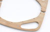 25cm ( 10") Retro Purse Frame / Large Wood Handle Purse Frame With Screws
