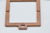 22.5cm ( 9") Retro Purse Frame / Large Wood Handle Purse Frame With Screws 22.5cm x 12cm