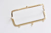 Light Gold Purse Frame With Screws 20cm x 7cm
