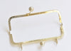 Gold Purse Frame Clutch Bag Purse Frame With Screws 20cm