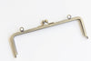 18cm Bronze Purse Frame Rectangular Purse Frame With 2 Loops 18cm x 6cm ( 7"x 2 1/2" )