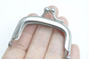 5.5cm Matte Silver Purse Frame Mini Coin Purse Frame 5.5cm x 3.5cm