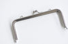 18.5cm Silver Tube Purse Frame Clutch Bag Purse Frame Glue-In Style 18.5cm x 8cm