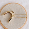 12cm Mini Purse Frame Chain Bronze And Light Gold