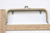 20cm ( 8") Brushed Brass Purse Frame Clutch Bag Making