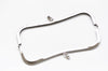 23cm Silver Purse Frame Handle Glue In Bag Hooks 23 x 7cm ( 9" x 2.7")