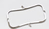 23cm Silver Purse Frame Handle Glue In Bag Hooks 23 x 7cm ( 9" x 2.7")