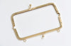 Light Gold Purse Frame With Screws 20cm x 7cm