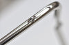 18.5cm Silver Tube Purse Frame Clutch Bag Purse Frame Glue-In Style 18.5cm x 8cm
