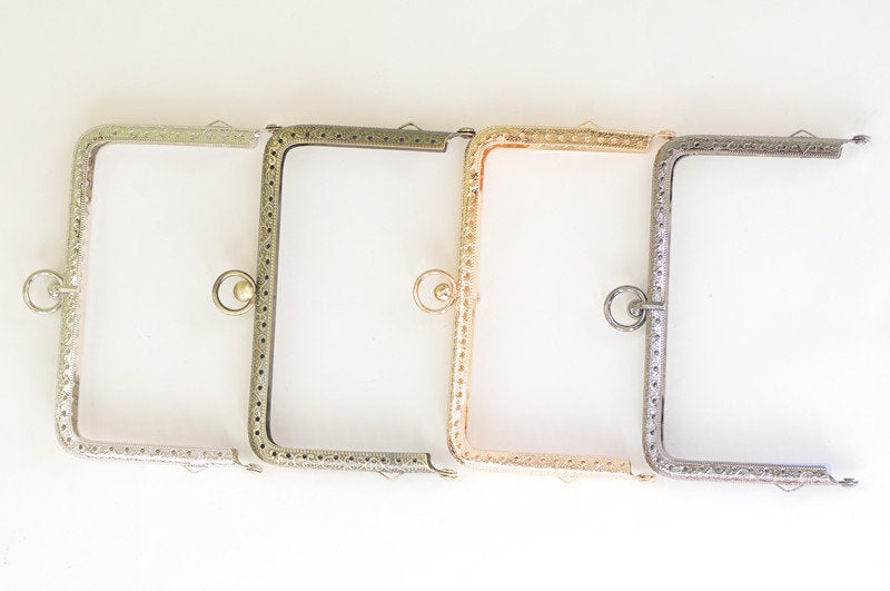 Sewing Purse Frame Bronze / Light Gold/ Gunmetal Black 13 x 8cm (5x3 inch)
