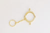 4cm (1 1/2") Mini Purse Frame Sewing Purse Frame Bronze/Silver/Gold