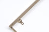 21cm x 6.5cm (8" x 2") Light Gold Purse Frame Clutch Bag Making Hanger Frame