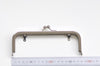 18cm ( 7") Silver Purse Frame Clutch Bag Glue-In Purse Frame 18x6.5cm