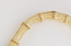 27cm Bronze Screwing Purse Frame With Natural Bamboo Handle 27cm ( 10")
