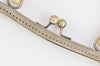 27cm Bronze Screwing Purse Frame With Natural Bamboo Handle 27cm ( 10")