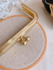 Retro Light Gold Purse Frame Glue-in Style 12 x 6.5cm
