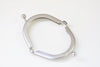 5.5cm Matte Silver Purse Frame Half-Round Mini Coin Purse Frame 5.5cm x 3.5cm