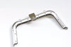 26cm (10") Retro Brushed Silver Bag Purse Frame With Screws