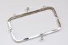 7" Silver Purse Frame Clutch Bag Purse Making Supplier 19cm x 6cm ( 7" x 2")