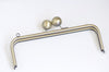 25cm (10") Retro Purse Frame With Big Kiss-Lock Pick Color