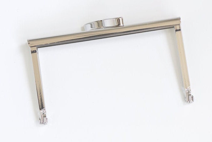 11cm ( 4 ") Purse Frame Silver Clasp Frame 11cmx6cm