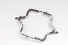 Mini Bronze Metal Purse Frame Clutch Purse Frame 10cm ( 4") With Paper Pattern