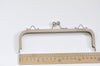 7" Silver Purse Frame Clutch Bag Purse Making Supplier 19cm x 6cm ( 7" x 2")