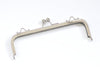 7" Silver Purse Frame Clutch Bag Purse Making Supplier 19cm x 6cm ( 7" x 2")