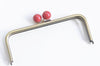 22cm Purse Frame With Large Red Kisslock Tube Bag Frame Pick Color