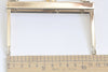 Retro Light Gold Purse Frame With Handle 12x7.5cm