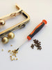 Metal Purse Frame Clutch Bag Purse Frame With Screws Three Colors 20cmx6.5cm