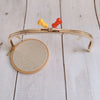 Light Gold Purse Frame Glue-In Clutch Bag Kiss Lock Bag Frame 24cm x 10cm