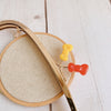 Light Gold Purse Frame Glue-In Clutch Bag Kiss Lock Bag Frame 24cm x 10cm