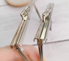 Silver Purse Frame Kiss Lock Bag Purse Frame 12.5x6cm /10x6cm